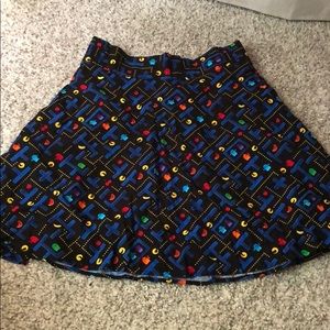 4x skater skirt pac man retrolicious black